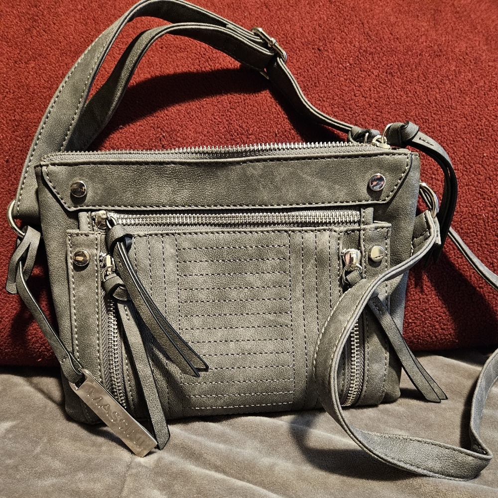 Massani Crossbody Purse, Gray